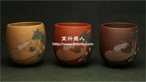 有彩繪的紫砂杯是化工杯嗎