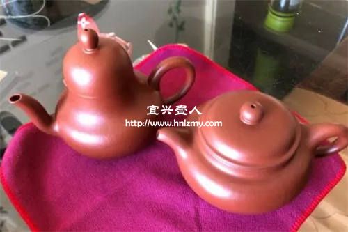 紫砂壺上的圖案遇熱水變顏色是怎么回事