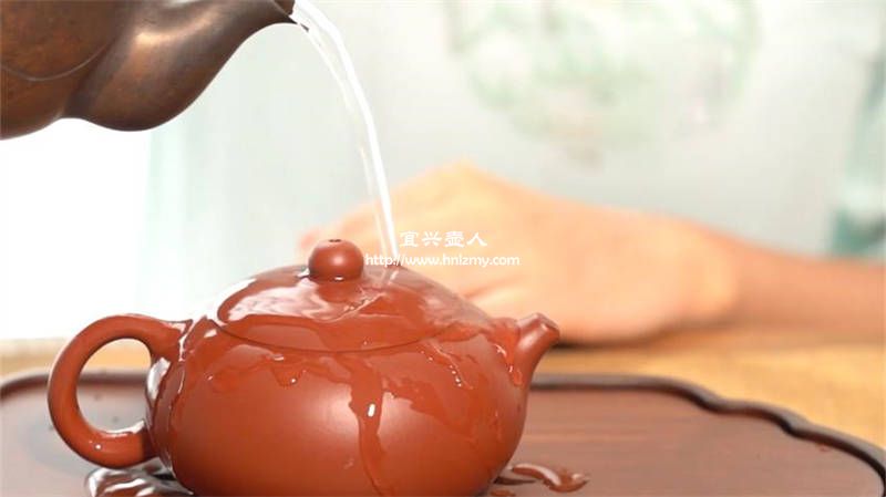 開壺只需要簡單的熱水澆淋就行