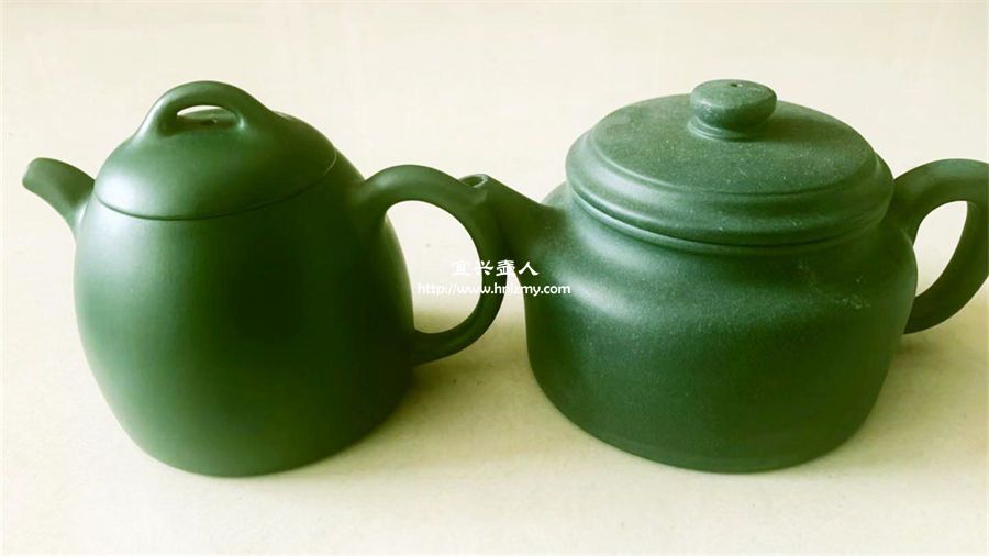 綠色的紫砂壺是不是添加的色素