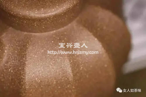 紫泥紫砂壺看不到明顯的顆粒