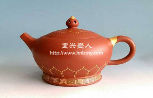 描金紫砂會是不是真紫砂壺